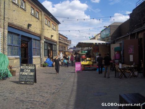 Postcard Camden markets - The Stalls