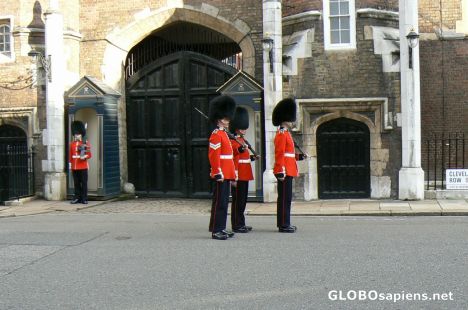 Postcard Changing of the Guards