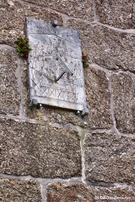 Postcard Sundial - Zennor Church