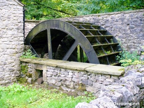 Postcard Millers Dale Meal Mill