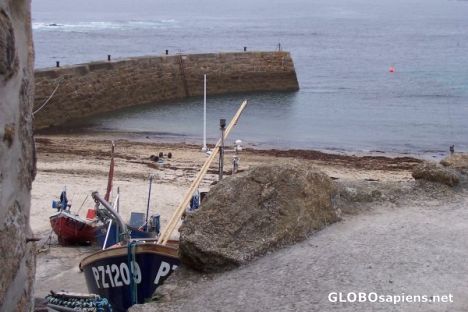 Postcard Fishing cove  - Sennen
