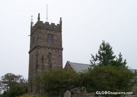Postcard Madron Church