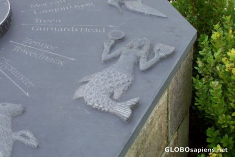Postcard Tregwainton Gardens - Toposcope 2