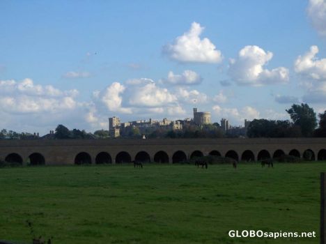 Postcard Windsor Castle from a distance