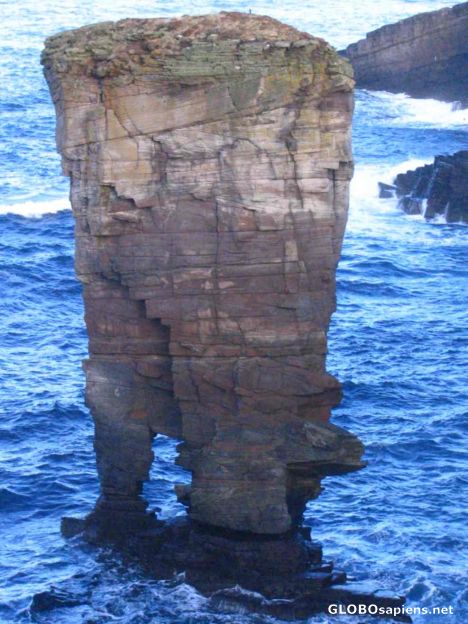 Postcard Sea stack, Yesnabay - Orkney Island