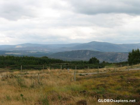 Postcard A view from the scotish Highlands