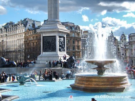 Postcard Trafalgar Square