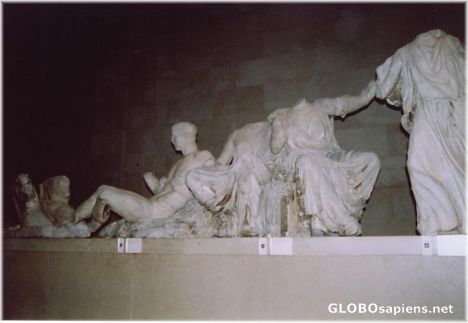Postcard East Pediment of the Parthenon