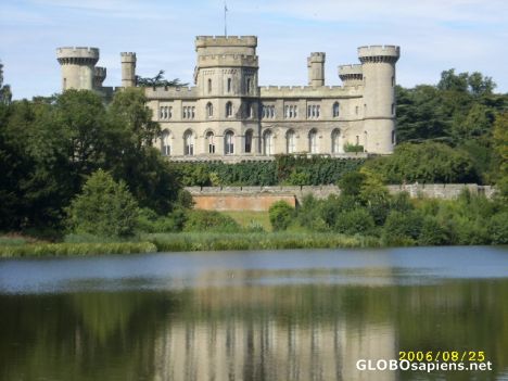 Postcard Eastnor from across the lake
