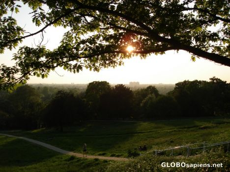 Postcard Sunset on Richmond Hill