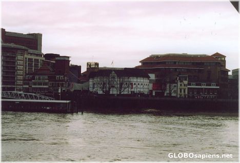 Postcard The Globe Theatre