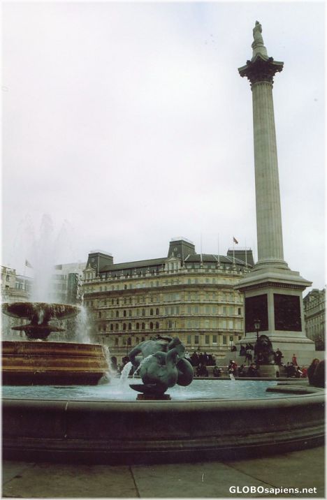 Postcard Trafalgar Square