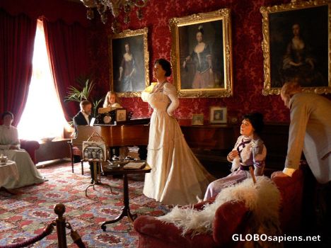 Postcard The royal household