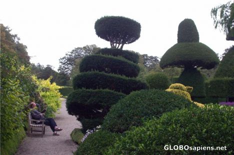 Postcard Levens Garden