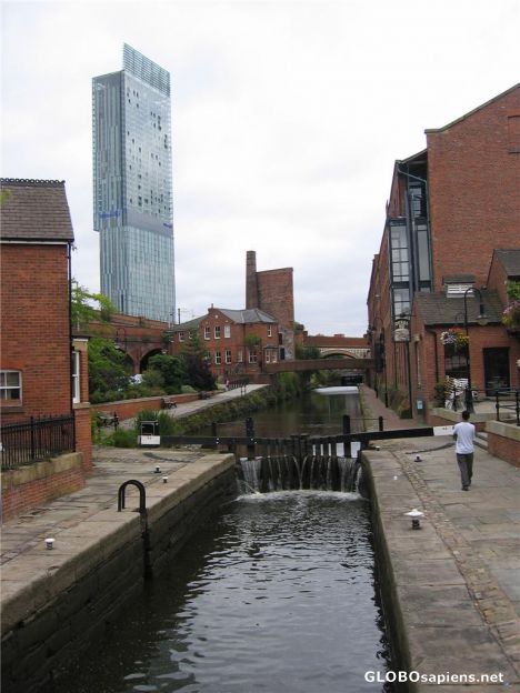 Postcard Manchester Castlefield Area