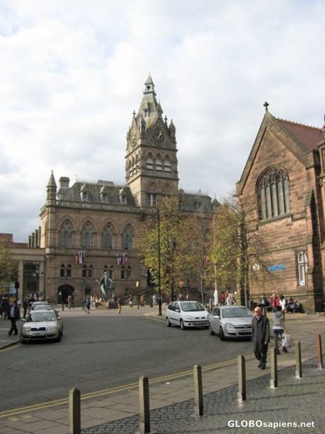 Postcard Town Hall