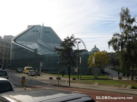 Postcard Urbis Museum and 'Manchester Eye'
