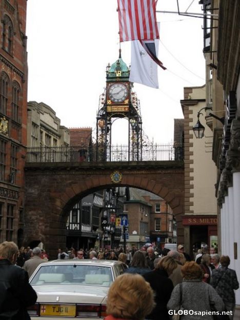 Postcard Eastgate Clock