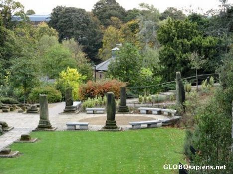 Postcard Roman Garden