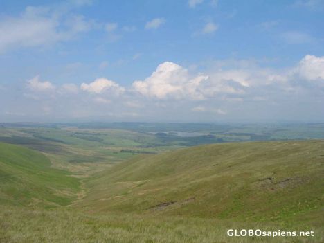 Postcard Dunsop head, Forest of Bowland