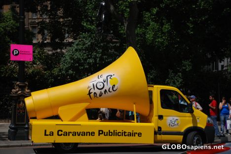 Postcard tour de France - london 2007