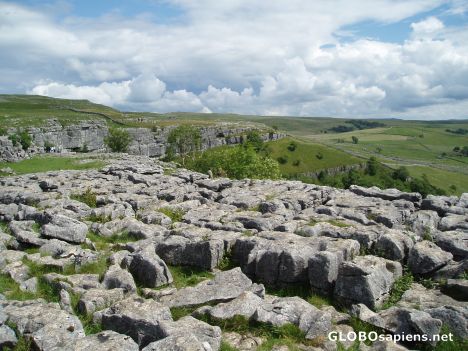 Postcard limestone pavement