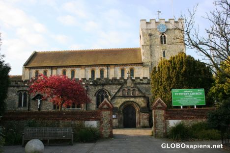 Postcard St. Peter's church