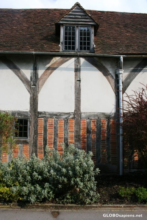 Postcard Cheyney court detail I