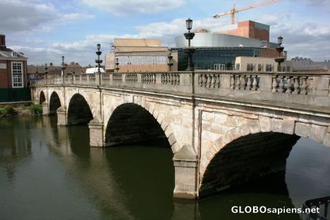 Postcard Welsh bridge