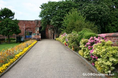 Postcard Shrewsbury Castle: Entrance