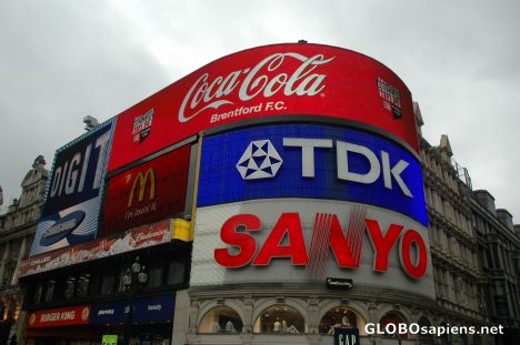 Postcard London, Piccadilly Circus.