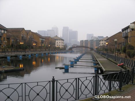 Postcard Isle of Dogs, London.