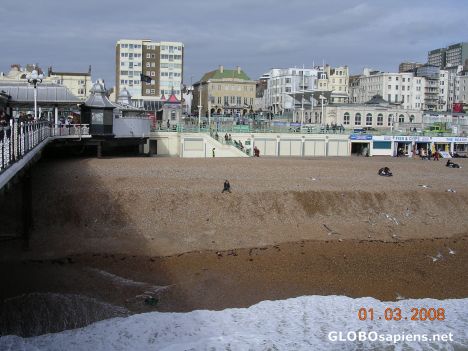 Postcard Brighton beach