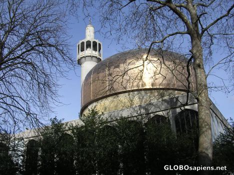 Postcard London Central Mosque 2