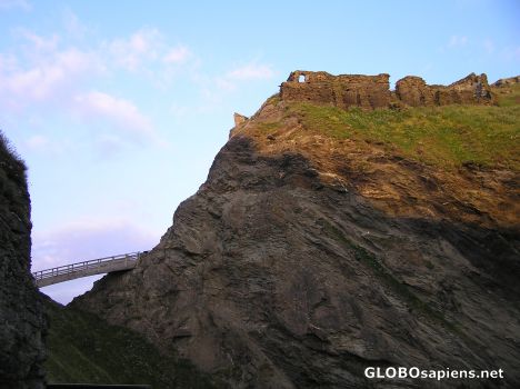 Postcard Sunrise at Tintagel