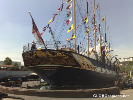 Postcard SS Great Britain, rear view