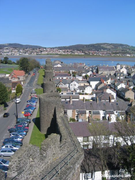 Postcard The town walls