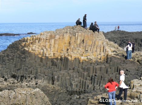 Postcard climbing rocks