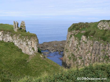 Postcard Remains of Dunseverick Castle