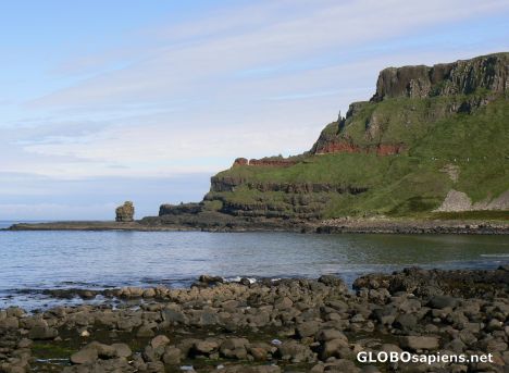 Postcard Rocky sea front