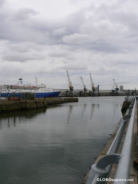 Postcard The dockyard
