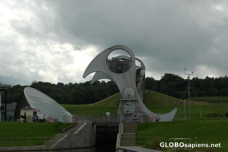 Postcard Falkirk Wheel, Scotland.