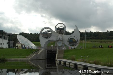 Postcard Falkirk Wheel #2, Scotland.