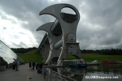 Postcard Falkirk Wheel, Scotland.