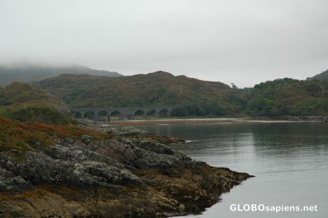 Postcard Road to Mallaig. Scotland.
