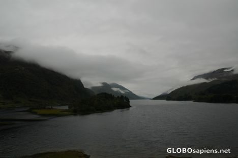 Postcard Loch Shiel, Scotland.