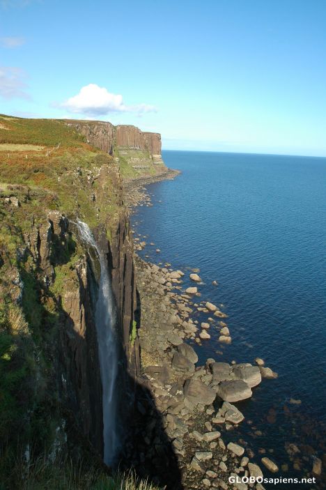 Postcard Kilt Rock, Isle of Skye.