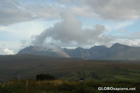 Postcard The Cuillins, Isle of Skye, Scotland.