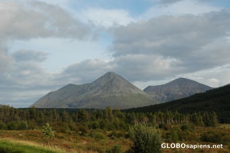 Postcard The Cuillins, Isle of Skye, Scotland.
