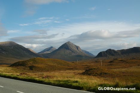 Postcard The Cuillins, Isle of Skye, Scotland.